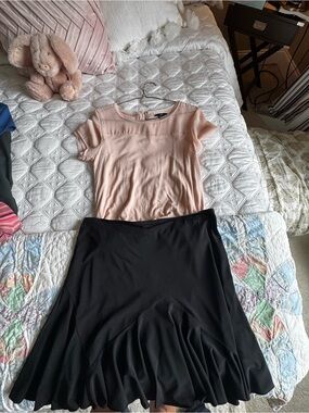 Black Flared Skirt - Women's Classic A-Line